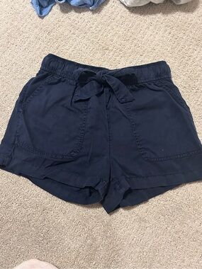 C&C California Navy Tie-Front Shorts
